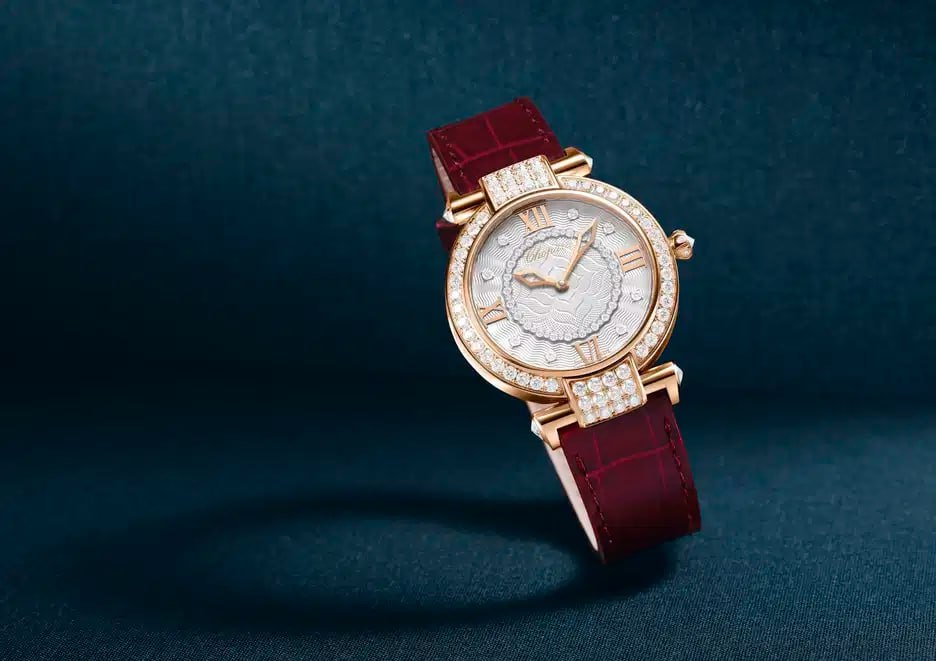 Chopard Imperiale Joaillerie 36mm Burgundy Ladies Watch (385377-5001)