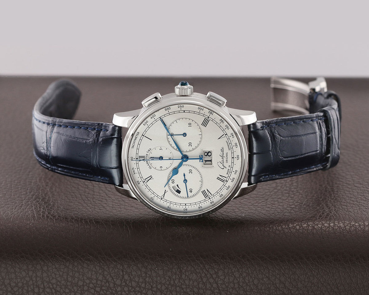 Glashütte Original Senator Chronograph Panorama Date 42mm Platinum (1-37-01-02-03-30)