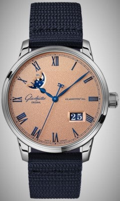 Glashütte Original Senator Excellence Panorama Date Moon Phase Synthetic Blue (1-36-24-04-02-64)