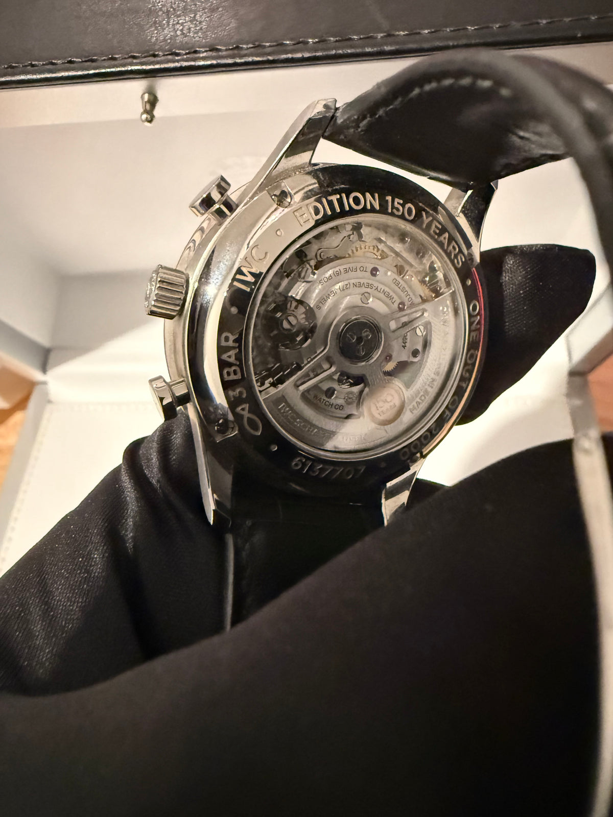 IWC Portugieser Chronograph Edition "150 Years" IW371602 – White Dial – Limited Edition, 2000 pieces made