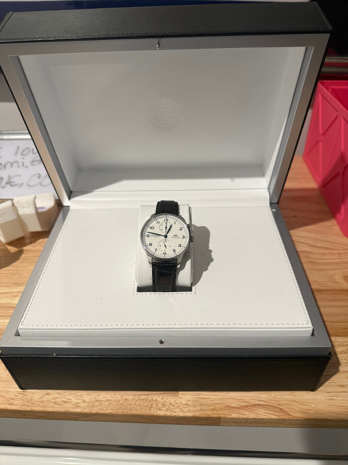 IWC Portugieser Chronograph Edition "150 Years" IW371602 – White Dial – Limited Edition, 2000 pieces made