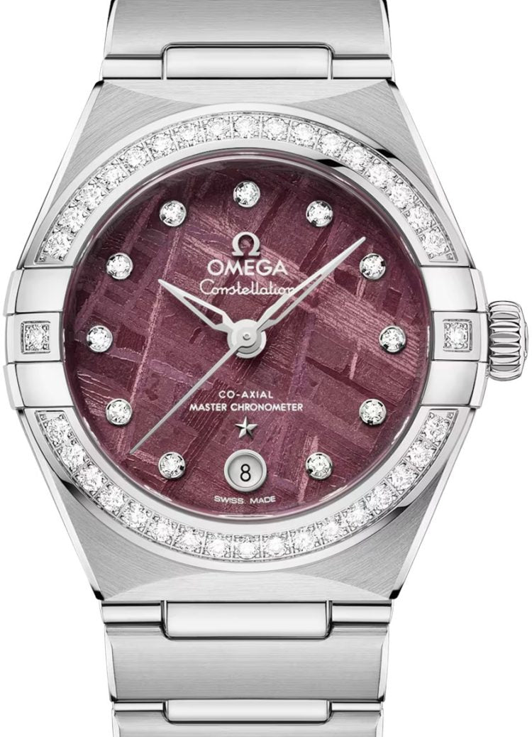 Omega Constellation Dial Purple 29 mm Ladies Watch