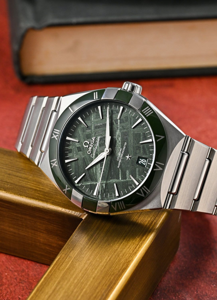 Omega Constellation Steel Green Dial Men’s Watch