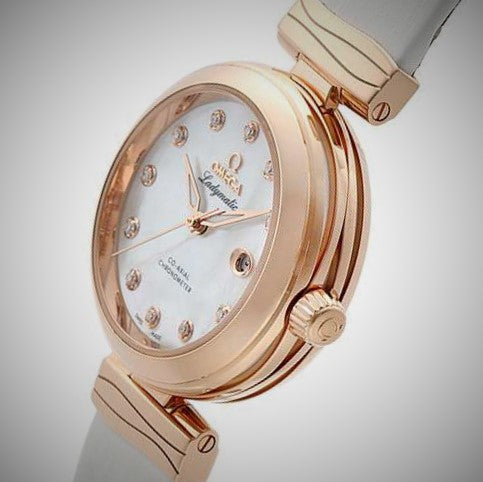 Omega De Ville Ladymatic Sedna Gold Ladies Watch