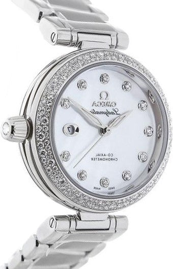 Omega De Ville Ladymatic Steel White 34mm Ladies Watch