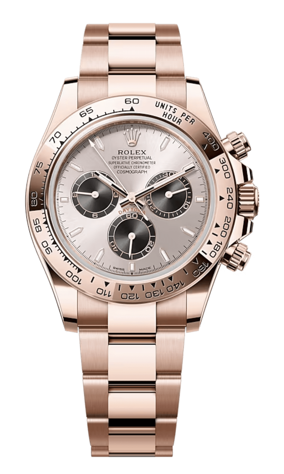 Rolex Cosmograph Daytona Everose Gold Sundust Oyster Men’s Watch (126505)