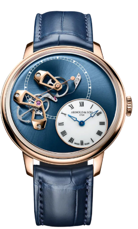 Arnold & Son DSTB Gold Sunbrushed Blue (1ATCR.U01A.C20)