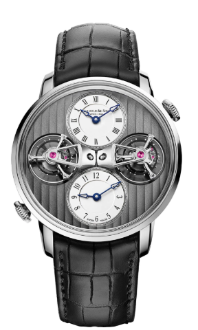 Arnold & Son DTE Double Tourbillon Escapement Dual Time (1DTAW.S01A.C121W)