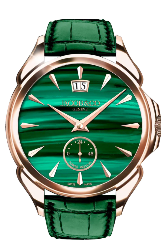 Jacob & Co. Palatial Classic Rose Gold Malachite on Strap (PC400.40.AA.AA.A)