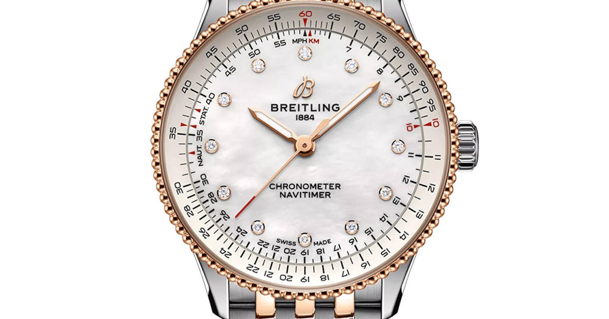 Breitling Navitimer Auto 36 Steel/RG MOP (U17327211A1U1)