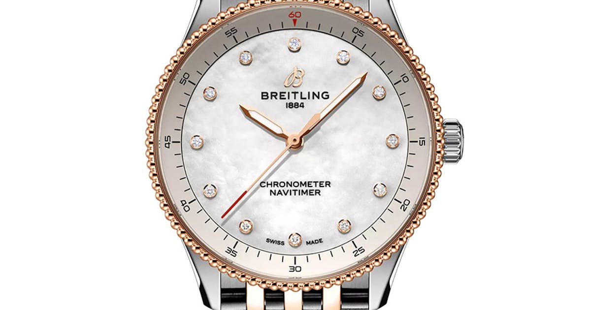 Breitling Navitimer 32 Steel/RG MOP (U77320E61A1U1)