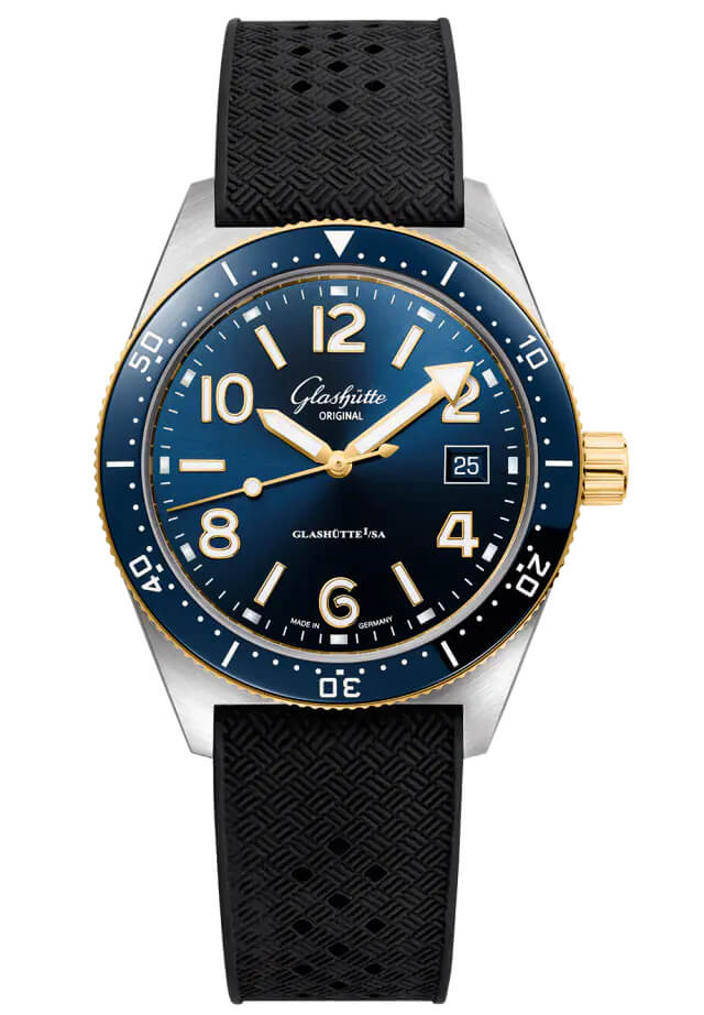 Glashütte Original Spezialist SeaQ Steel Yellow Gold Rubber (1-39-11-10-90-33)