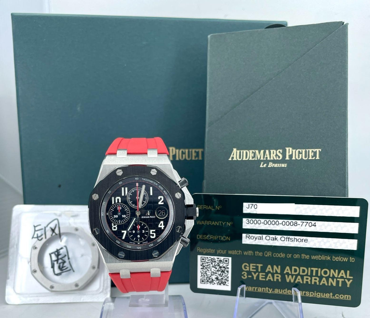 Audemars Piguet Royal Oak Offshore Black Red Rubber 26470ST.OO.A101CR.01