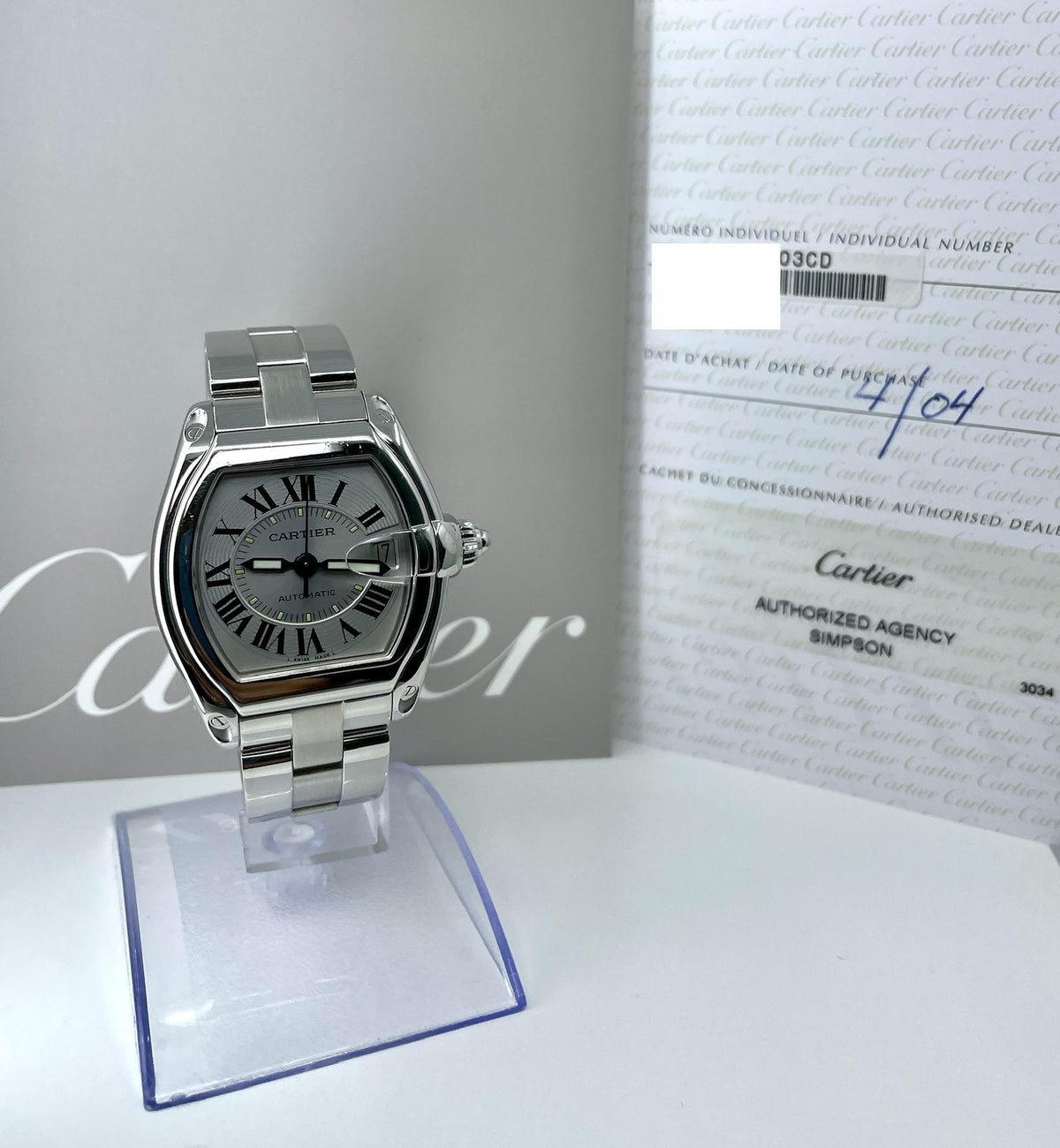 Cartier Roadster 38mm W62016V3