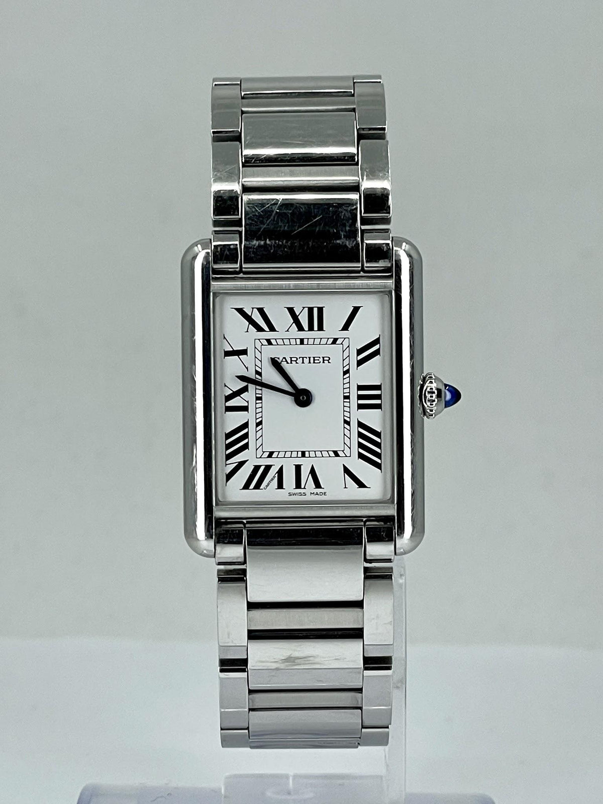 Cartier Tank Must Watch Large SS Bracelet WSTA0052
