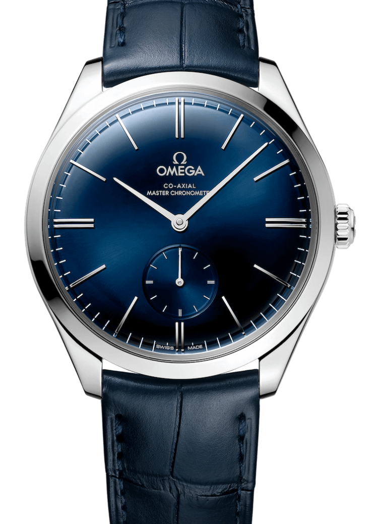 Omega De Ville Tresor Master Co-Axial Chronometer Small Seconds 40mm Blue Alligator Men’s Watch