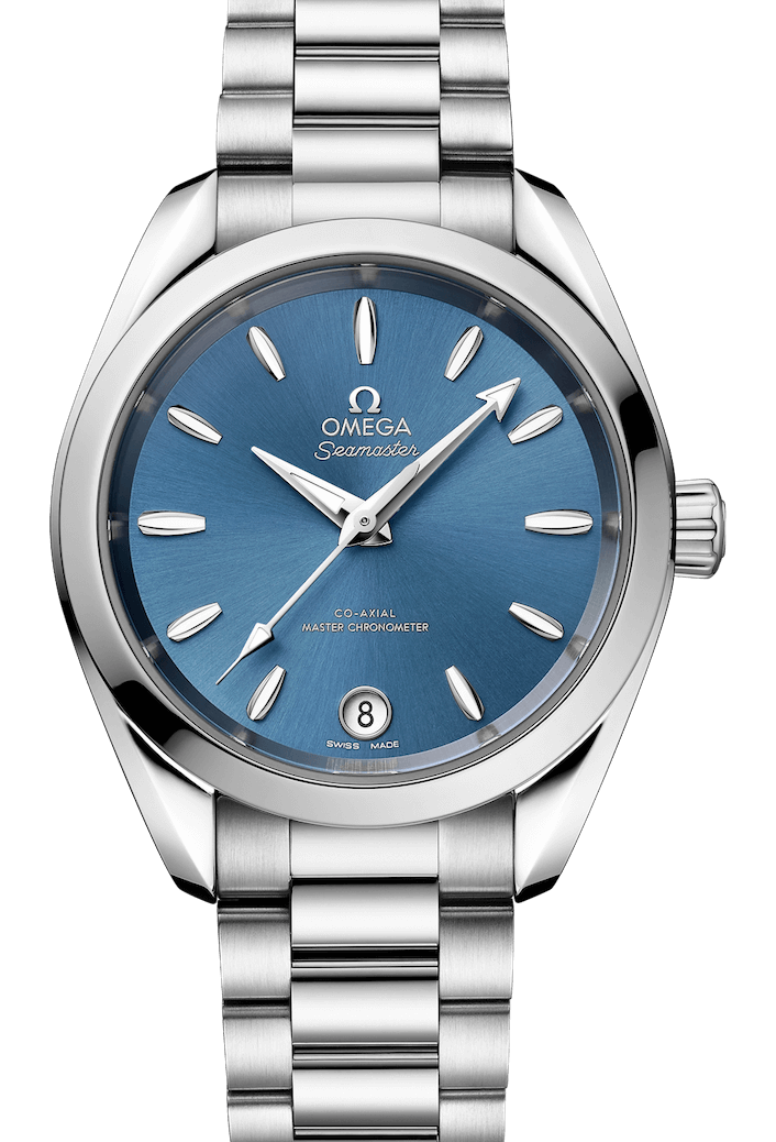 Omega Seamaster Aqua Terra Shades Co-Axial Master Chronometer 34mm Sea Blue Ladies Watch