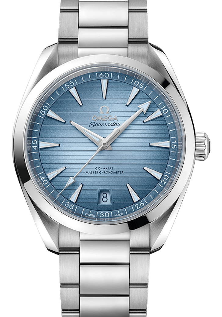 Omega Seamaster Summer Blue Aqua Terra 150M Co-Axial Master Chronometer Steel Men’s Watch