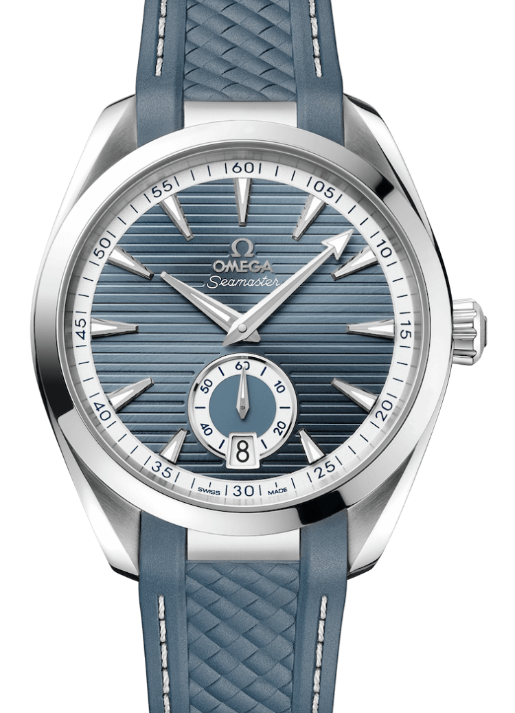 Omega Seamaster Aqua Terra 150M Co-Axial Master Chronometer Small Seconds 41mm Blue Rubber Men’s Watch