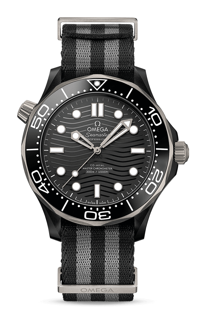 Omega Seamaster Diver 300M Co-Axial Master Chronometer Black Ceramic NATO Men’s Watch