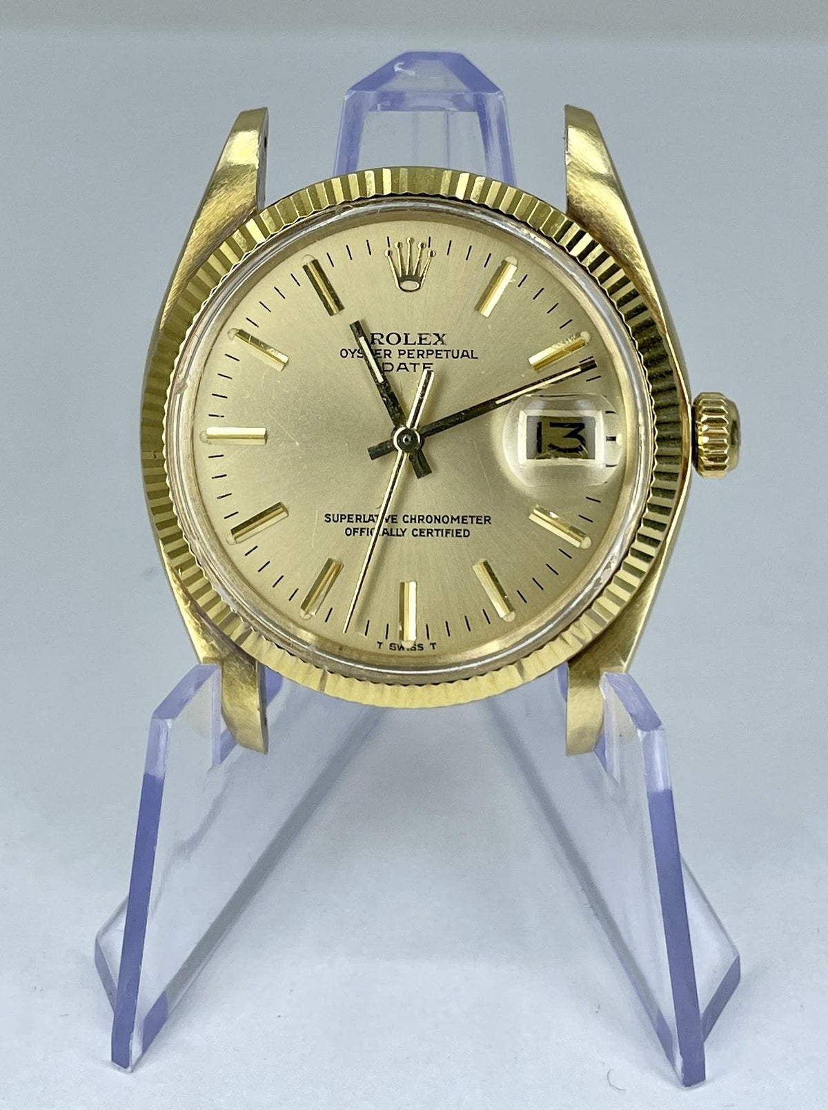 Rolex Datejust 36MM Champagne Stick (head Only) 1503
